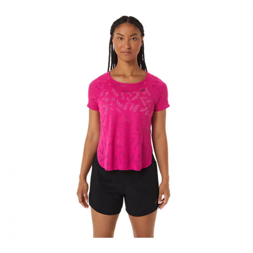 Asics Ventilate Actibreze Top Kurzarm Rosa