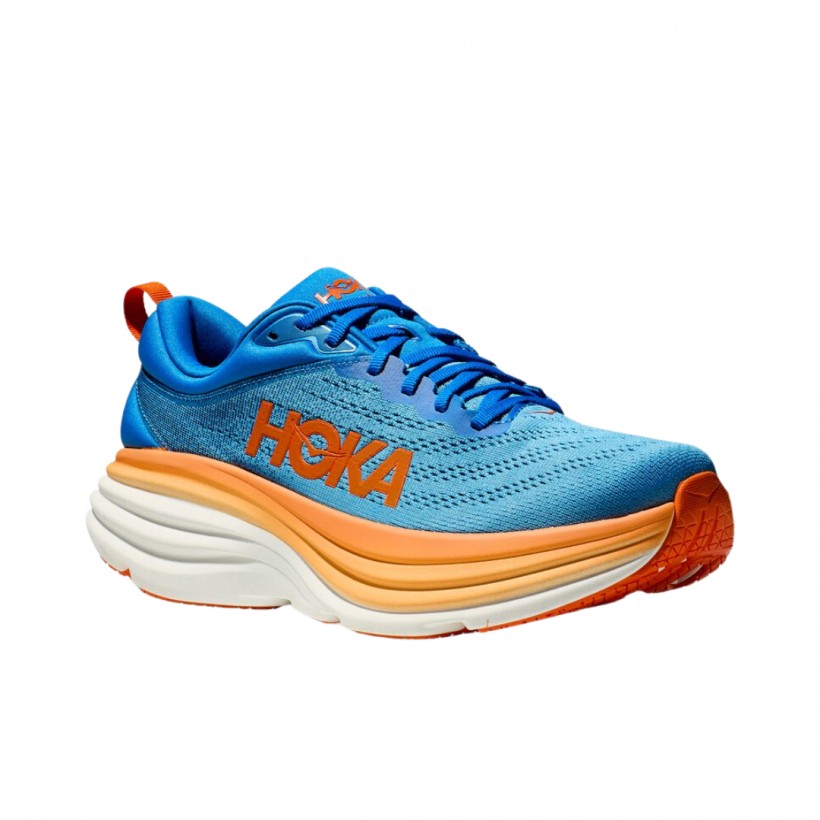 Hoka One One Bondi 8 Sky Yellow Shoes | Free Shipping