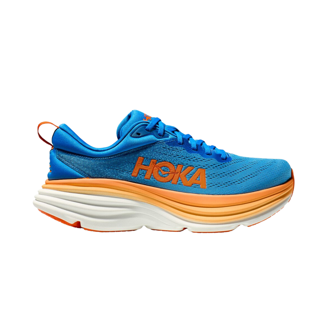 Zapatillas Hoka One One Bondi 8 Azul Naranja