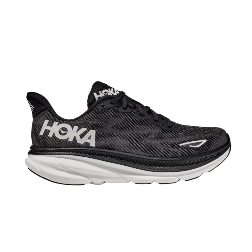 Hoka One One Clifton 9 Black White Sneakers SS23