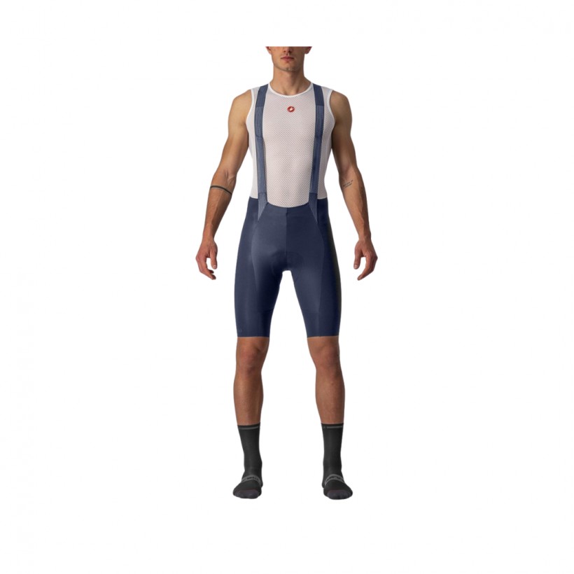 Castelli Free Aero RC Radsport-Trägerhosen Navy Blau