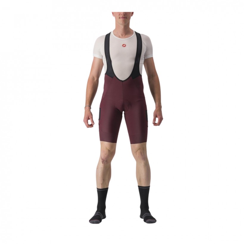 Radlerhosen Castelli Cargo Unlimited Violett