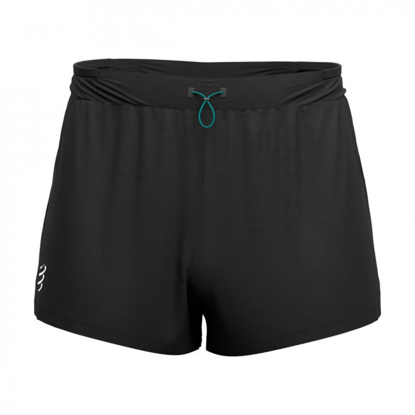 Buy Compressport Racing Split Black Shorts | Free shipping