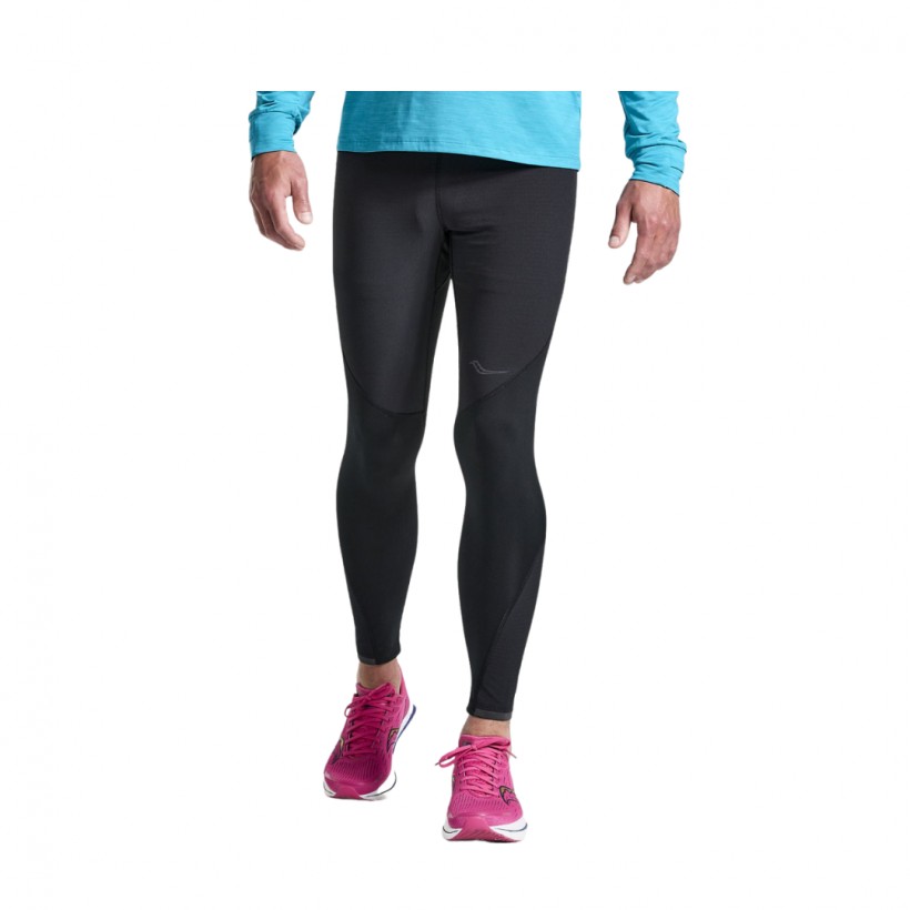 Legginsy Saucony Boulder Wind Tight Czarny