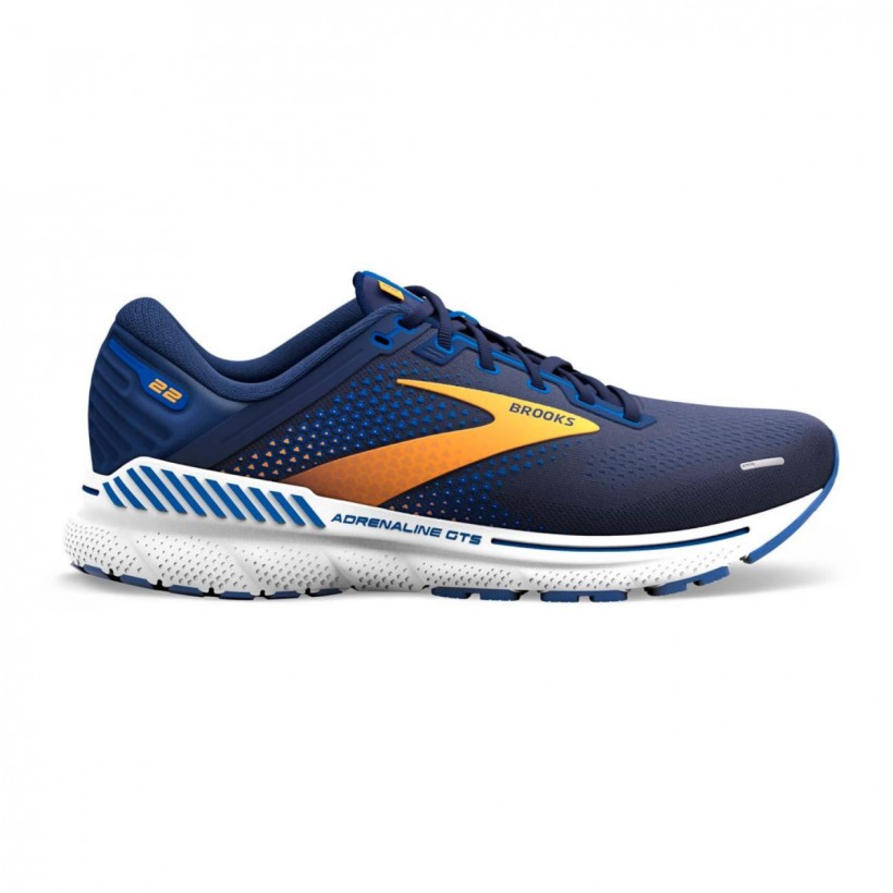 Zapatillas Brooks Adrenaline GTS 22 1B Azul Blanco Envio Gratis