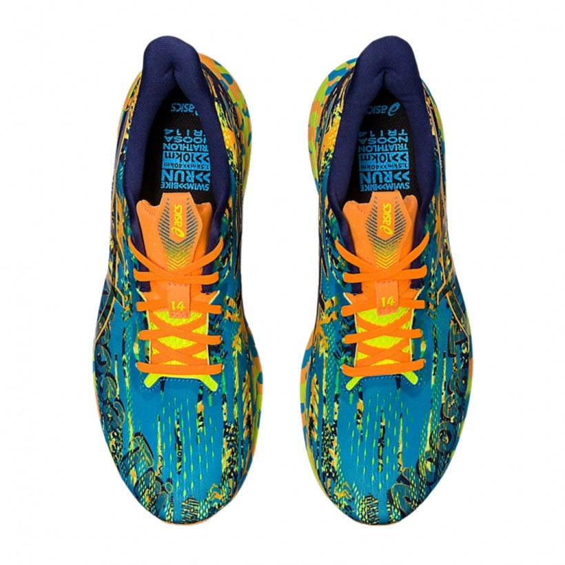 Buy Asics Noosa Tri 14 Blue Orange SS23 Running Shoes