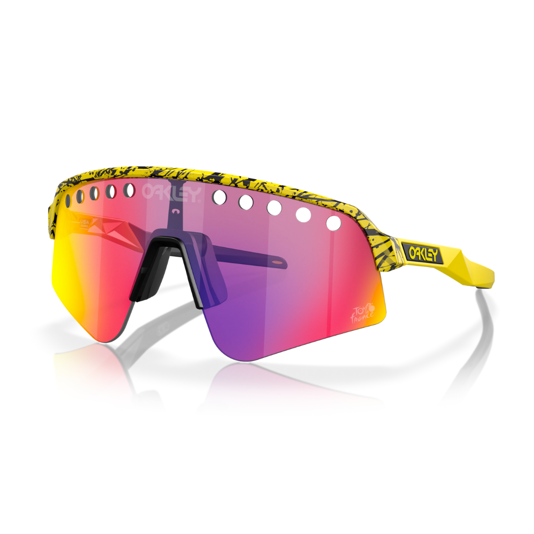 Oakley Sutro Lite Sweep TDF Glasses Yellow Pink Lenses | Free shipping