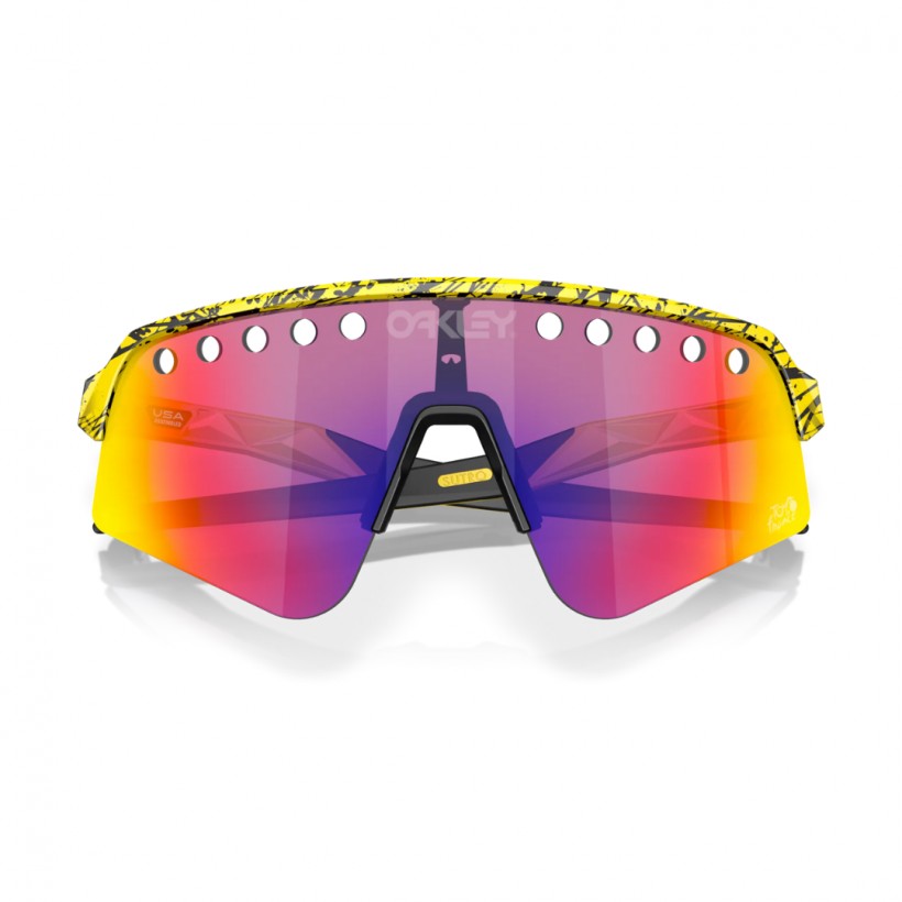 Oakley Sutro Lite Sweep Tdf Vented Glasses Yellow Pink Lenses Free Shipping 