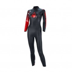 Aqua Sphere Racer V3 Muta da donna Nero Rosso