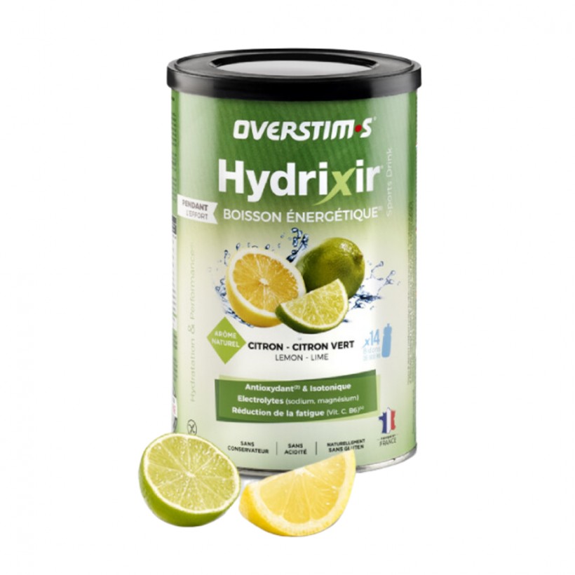 Bebida Energética Overstims Hydrixir Antioxidante 600 g Limón