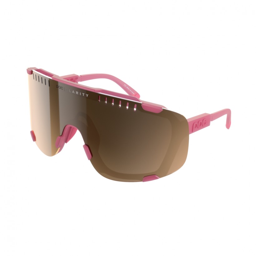 Gläser POC Devour Rosa Brille Braune