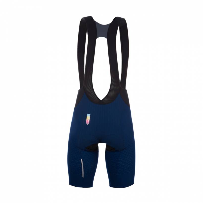 Calções de ciclismo Q36.5 Salopette Dottore Clima Azul-marinho