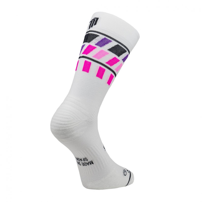 Calzini Sporcks Trace Bianco Rosa