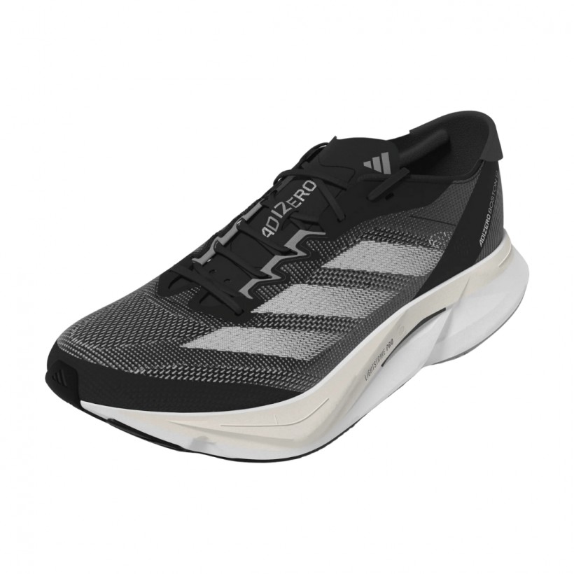 Adidas Adizero Boston 12 Black White l Shoes At Best Price