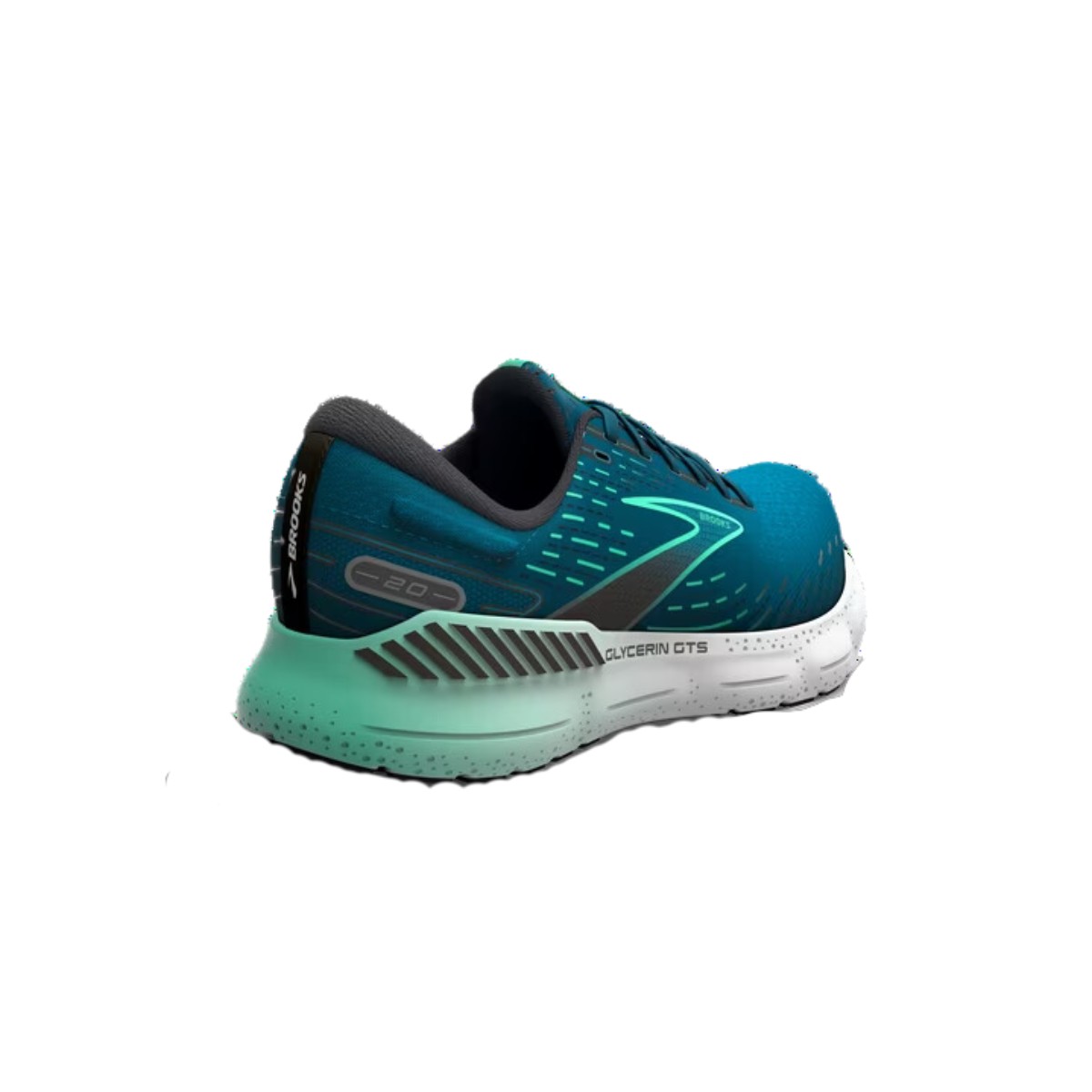 Tenis Running Brooks GLYCERIN GTS 20 Negro Hombre