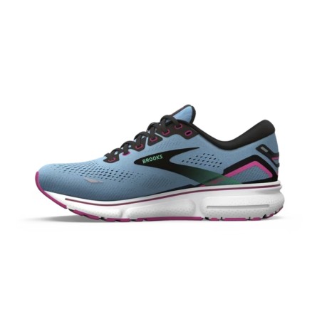 Brooks Ghost 15 Bleu Noir Rose AW23 Femme I Chaussures Au Meilleur