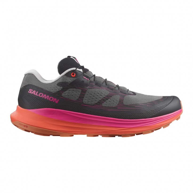 Baskets Salomon Ultra Glide 2 Noir Rose  Femme