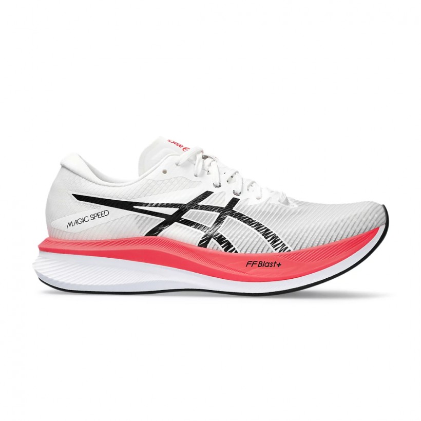 Scarpe Asics Magic Speed 3 Bianco Rosso