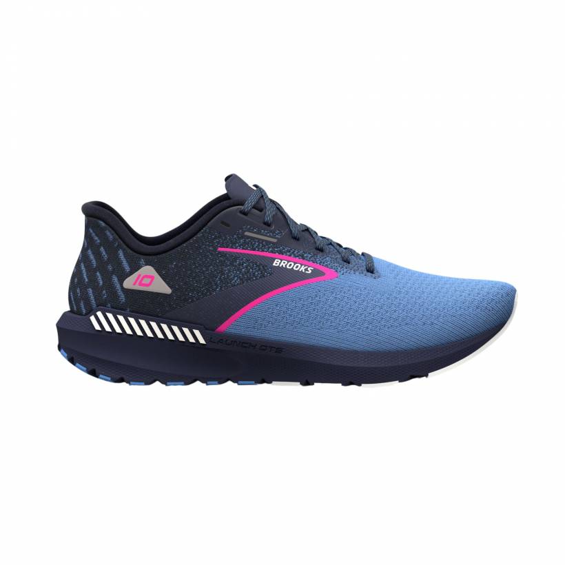 Zapatillas Brooks Launch GTS 10 Negro Azul  Mujer