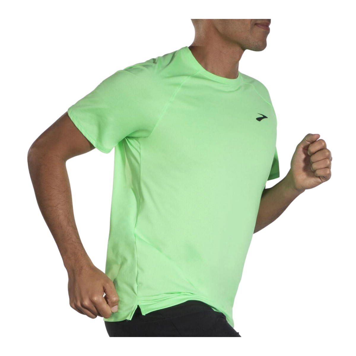 Cool günstig Kaufen-T-Shirt mit kurzen Ärmeln Brooks Atmosphere Grün, Größe S. T-Shirt mit kurzen Ärmeln Brooks Atmosphere Grün, Größe S <![CDATA[Brooks Atmosphere Kurzarm-T-Shirt Bleiben Sie cool in diesem ultraleichten Kurzarm-Laufob