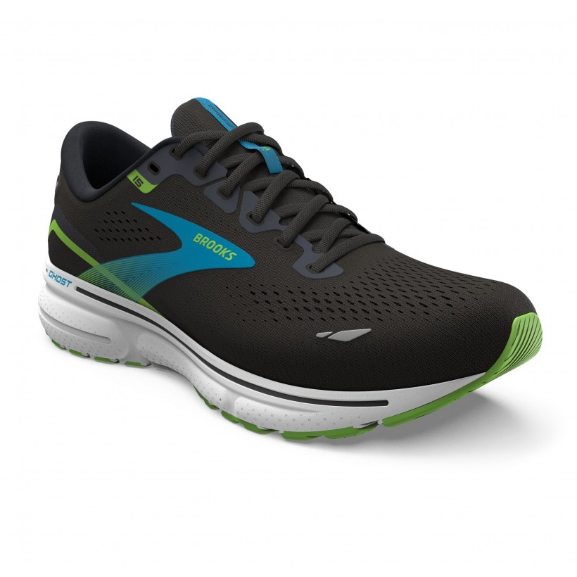 Buy Brooks Ghost 15 Black Blue AW23 Shoes | Free shipping