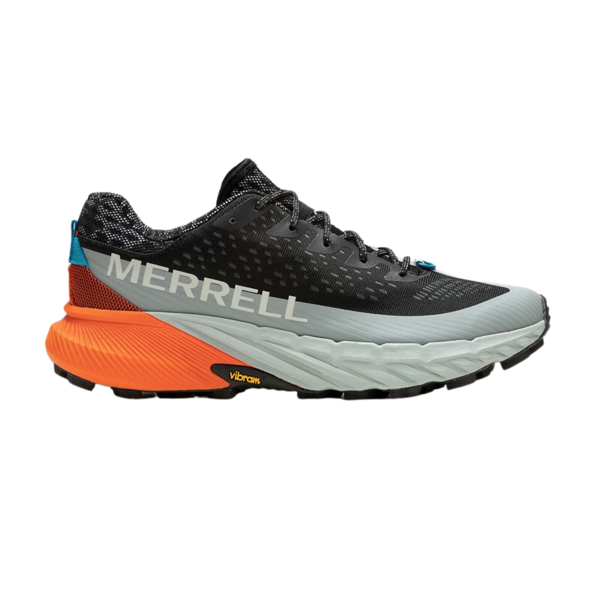 Zapatillas Merrell Agility Peak 5 Negro Gris Naranja AW23