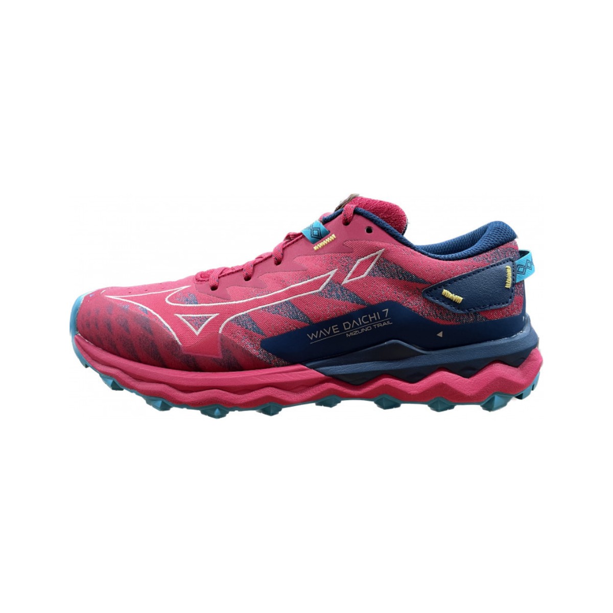 Mizuno Wave Daichi 7 Rote Himmelblau Schuhe AW23 Damen, Größe 38 - EUR