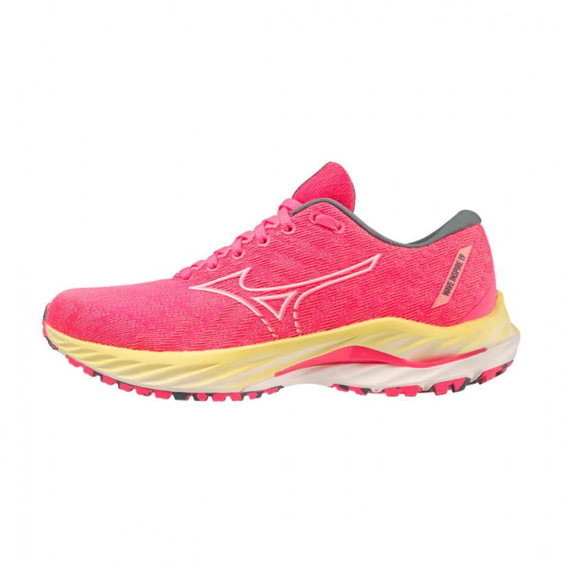 Comprar Zapatillas Mizuno Wave Inspire 19 Rosado Amarillo AW23