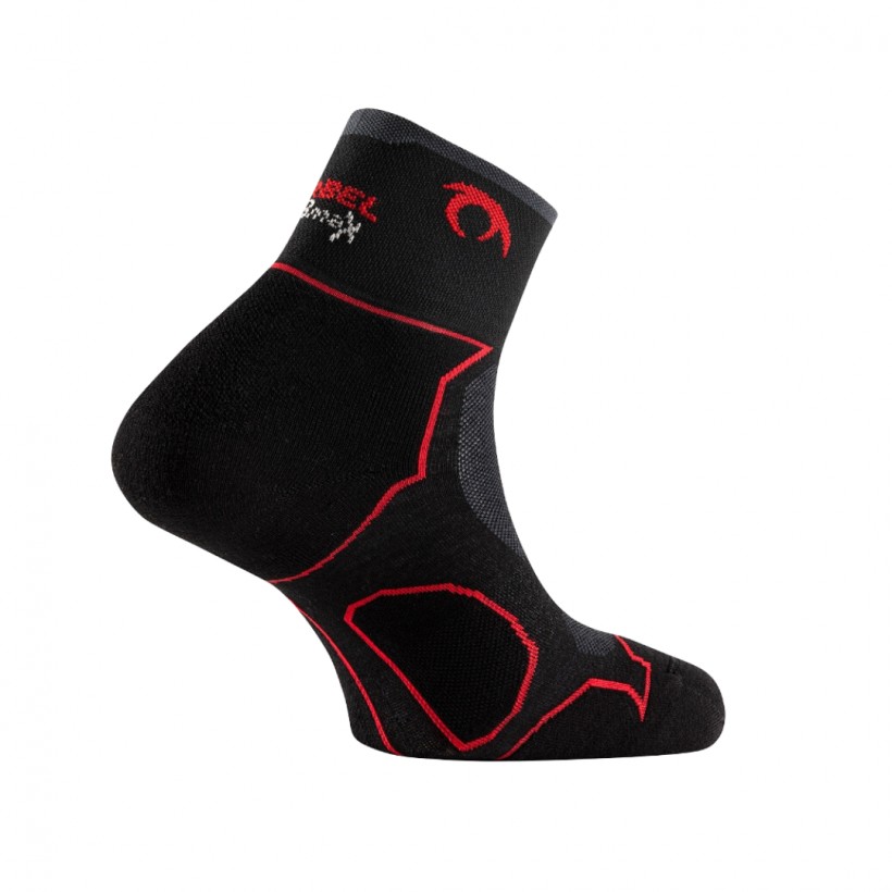 Socken Lurbel Desafio Three Schwarz Rot