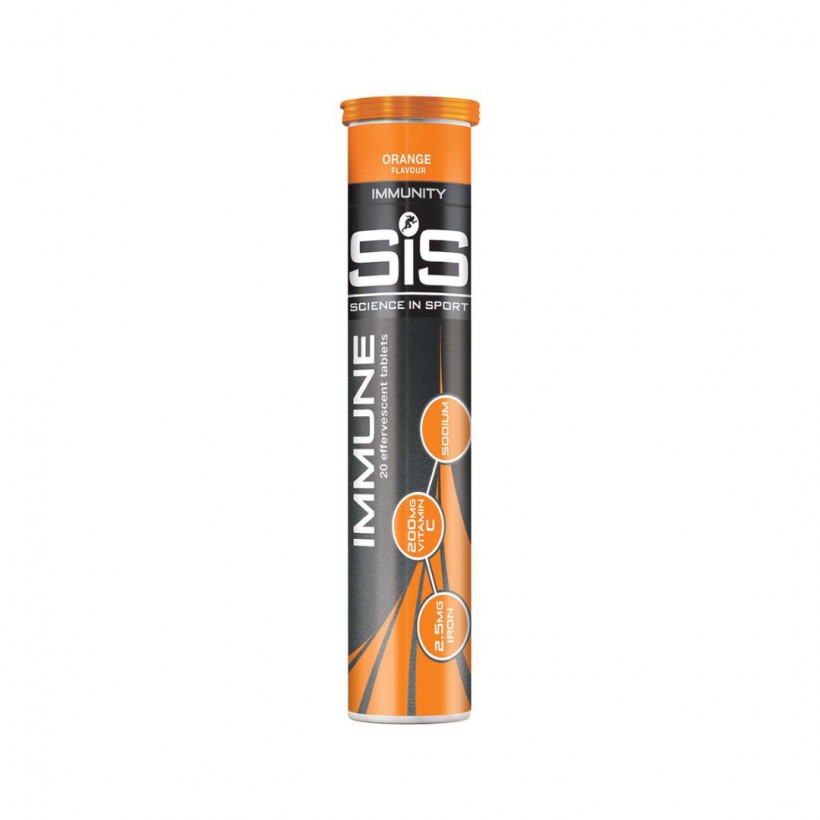 SIS Go Comprimidos efervescentes Immune 20 x 4g Naranja