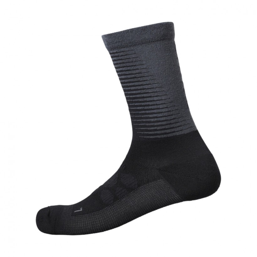 Calcetines Largas Shimano S-Phyre Merino Negro Gris