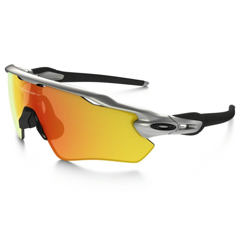 Oakley Radar EV Path Running Glasses Grey/Fire Orange