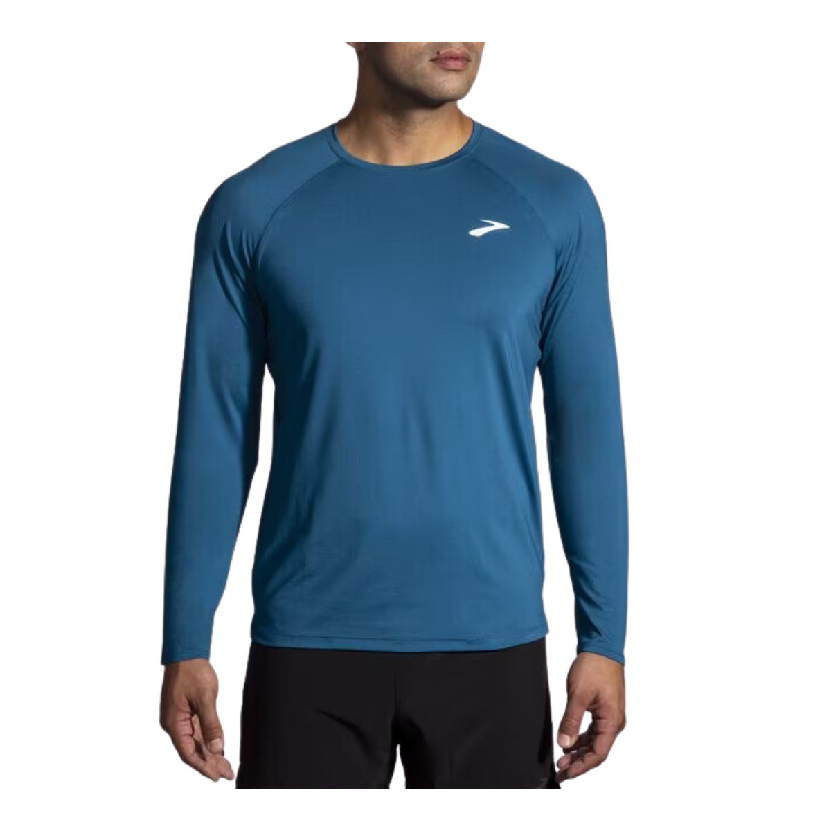 Brooks Atmosphere Langarm 2.0 Blaues T-Shirt, Größe L