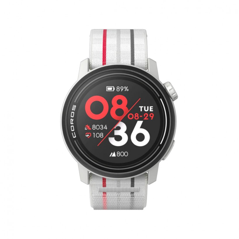 Coros Pace 3 GPS White Nylon Watch Precision and Style