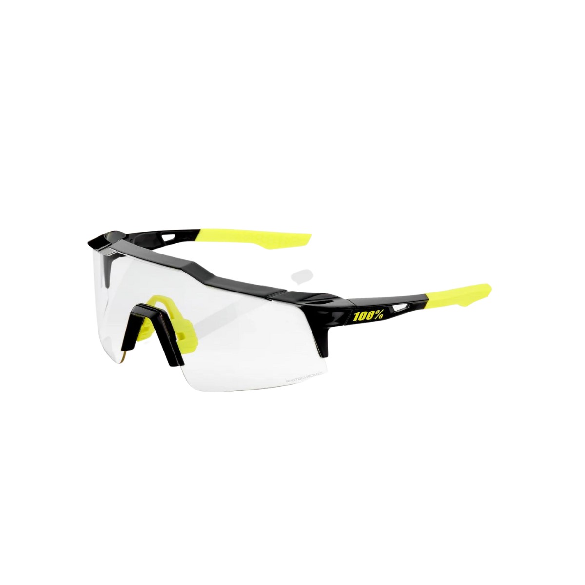 100% SPEEDCRAFT Photochromic Schwarz Gelb Brille