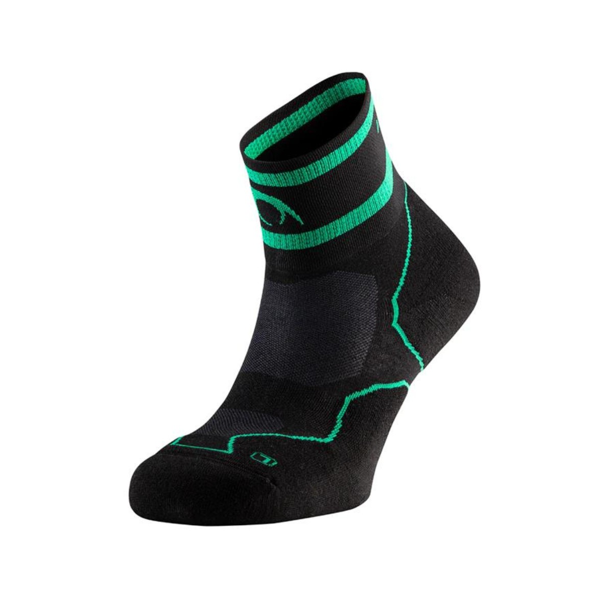 Lurbel Desafio Spirit Four Schwarze Grüne Socken, Größe M