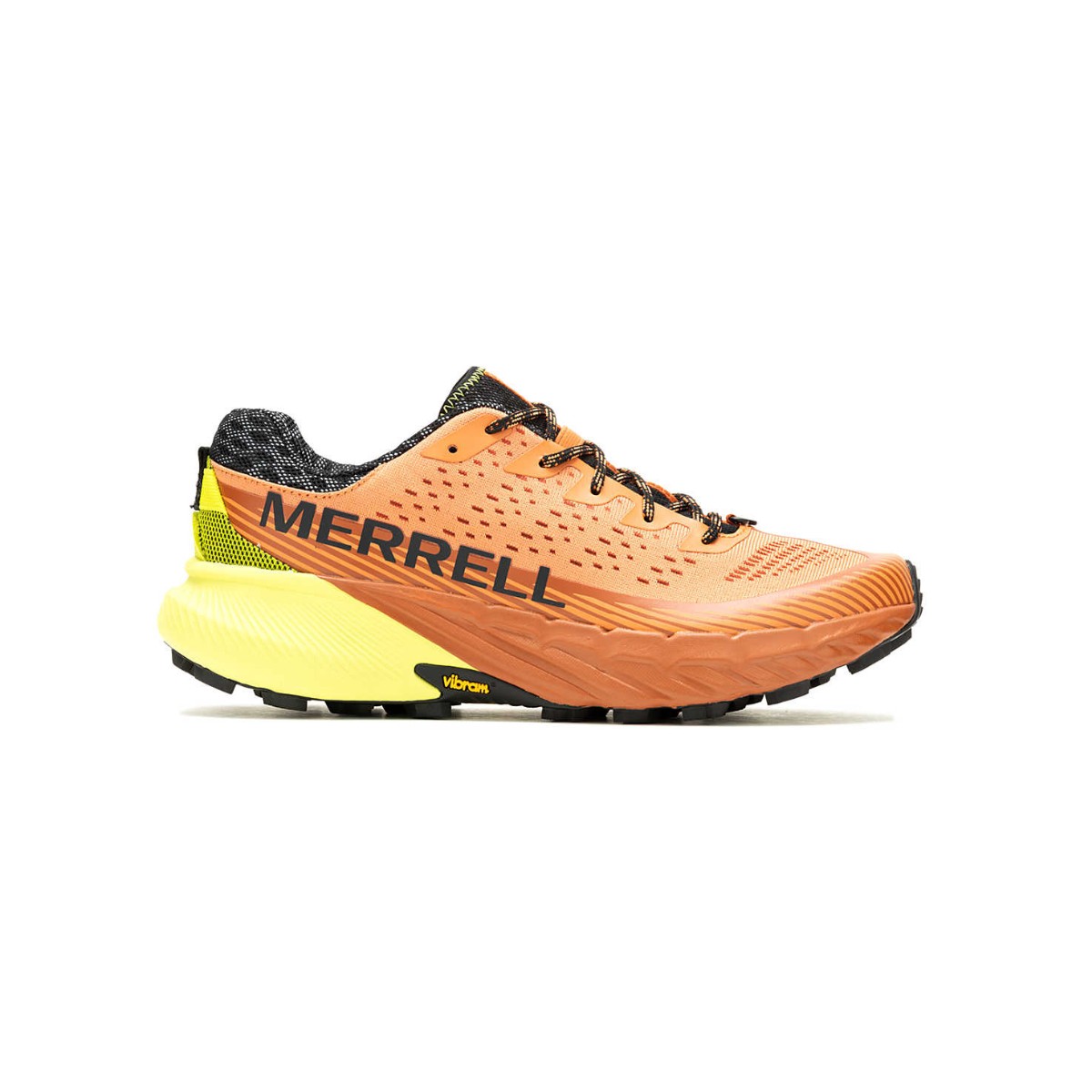 Merrell Agility Peak 5 Orange Gelb SS24 Laufschuhe, Größe 45 - EUR