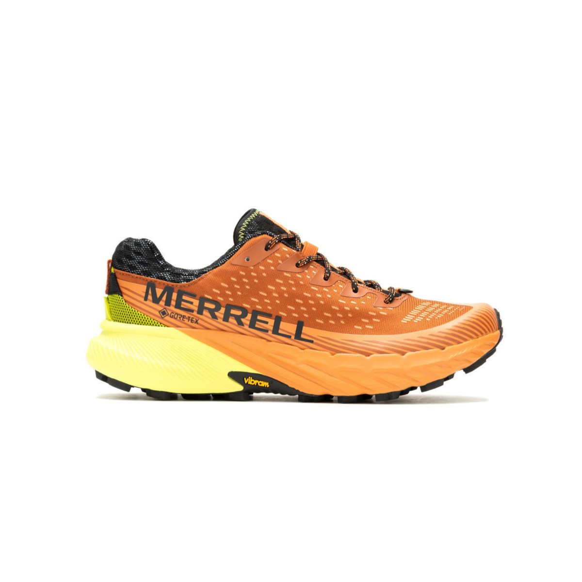 Merrell Agility Peak 5 GORE-TEX Schuhe Orange Gelb SS24, Größe 43,5 - EUR