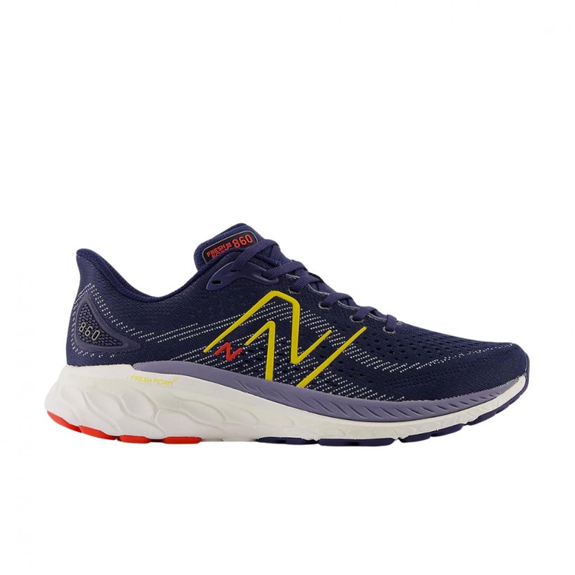 Tênis New Balance Fresh Foam X 860v13 Azul Amarelo SS24