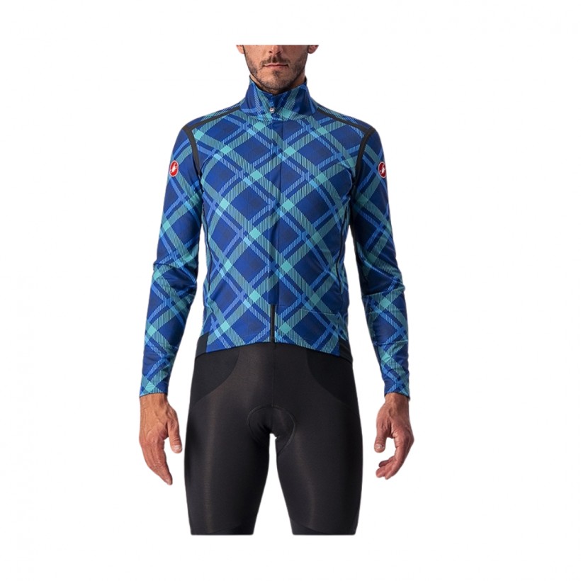 Veste Castelli Perfetto Ros à Carreaux Bleue