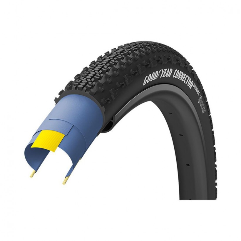 Cubierta Goodyear Gravel Connector Ultimate Tubeless 700 x 45 Negro