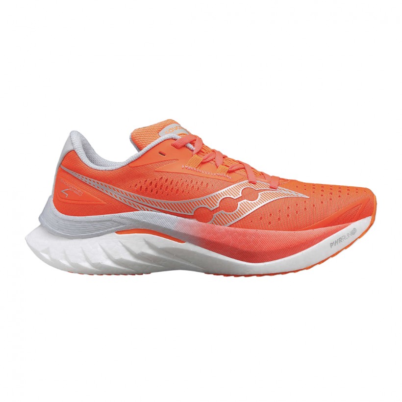 Saucony Endorphin Speed 4 Weiß Orange  Damenschuhe