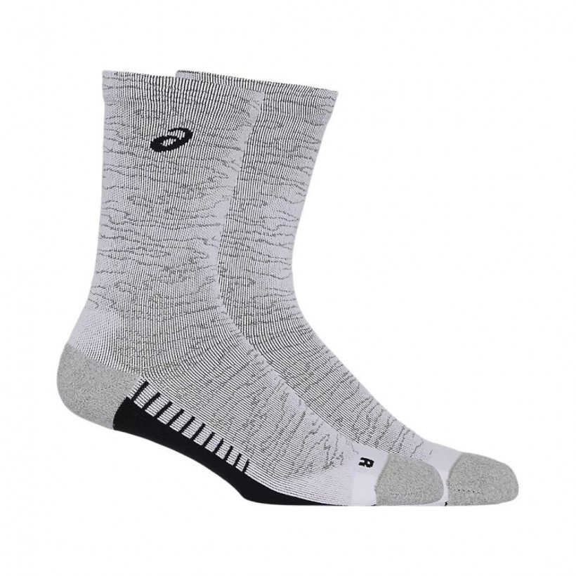 Asics Performance Run Crew Socken Grau Schwarz