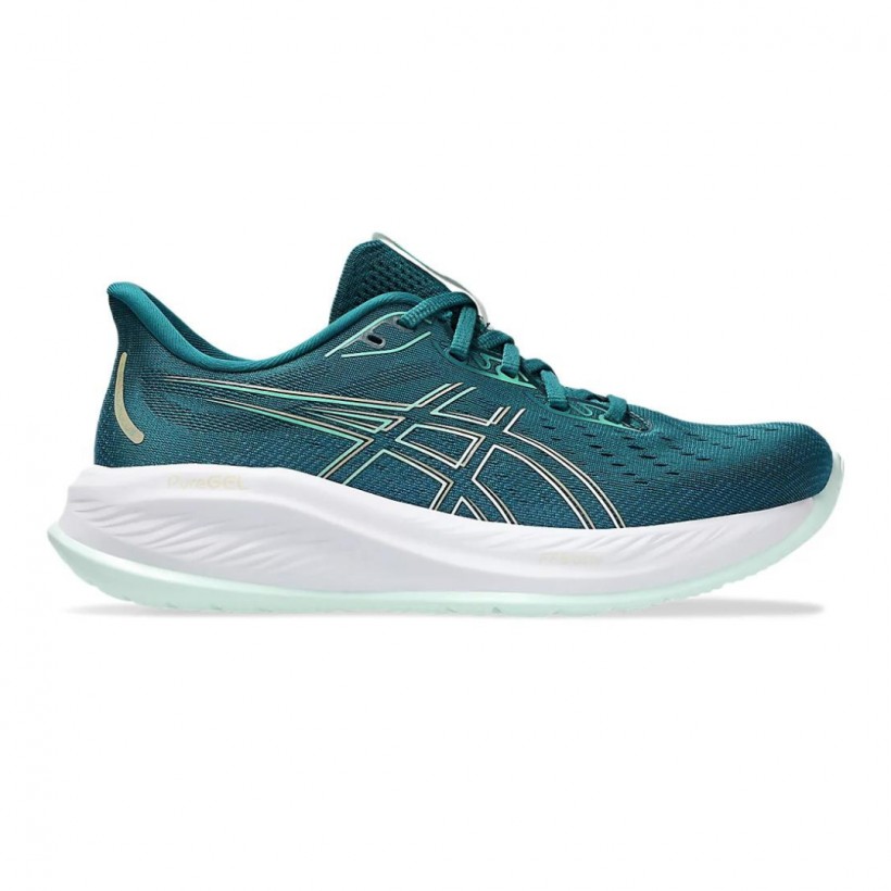 Asics Gel-Schuhe - Cumulus 26 Blau Grün  Damen