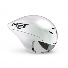 Met Drone Wide Body Iridescent White Helmet