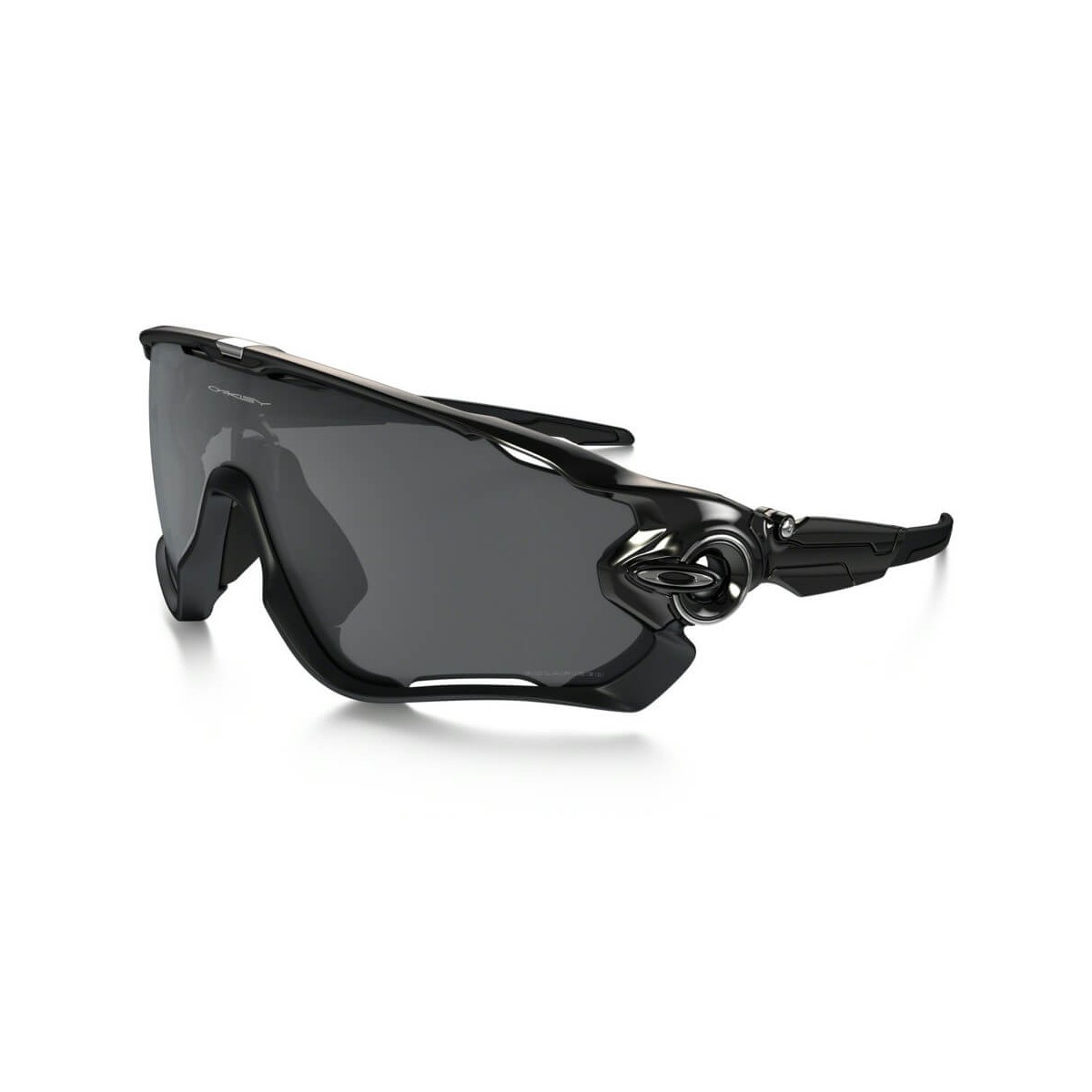 proposición estafador silencio Gafas ciclismo Oakley Jawbreaker Negro Brillante Lente Negro Iridio  Polarizado
