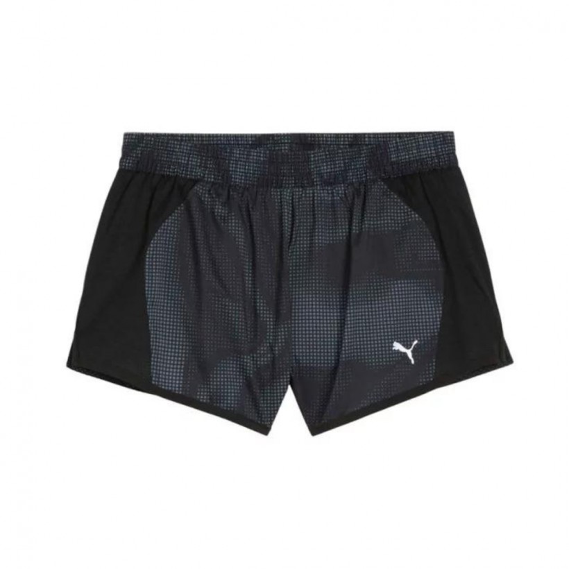 Puma Favorite AOP Velocity Schwarz Shorts für Frauen