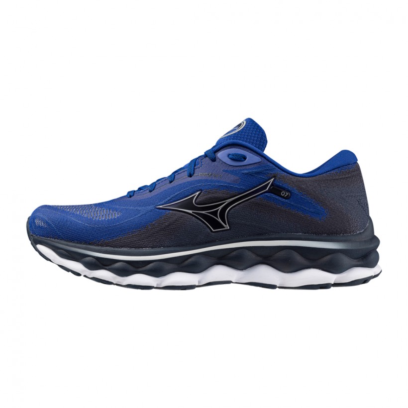 Shoes Mizuno Wave Sky 7 Blue Black SS24