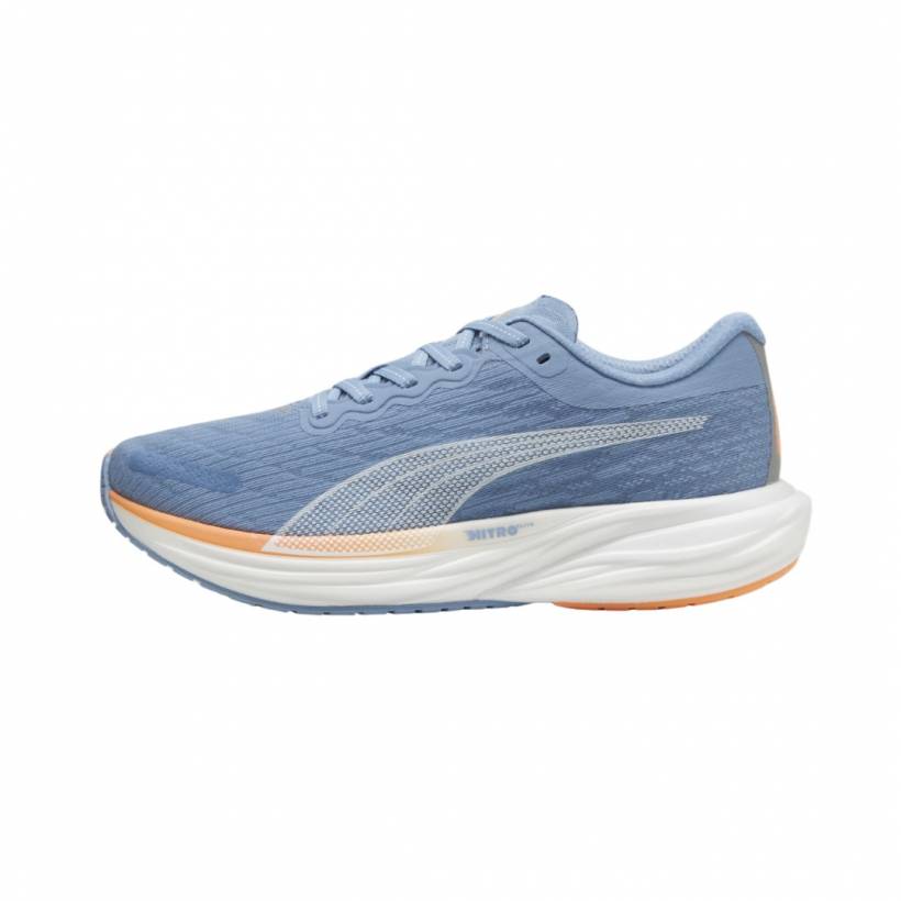 Tênis Puma Deviate Nitro 2 Azul Laranja 