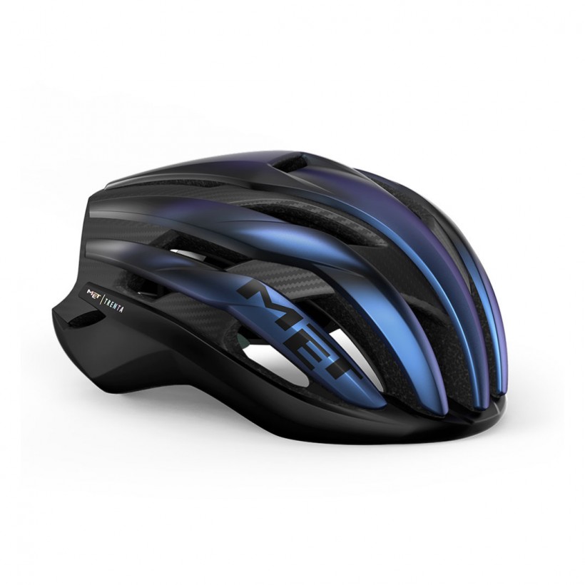 Casco MET Trenta 3k Carbon MIPS Azul Mate